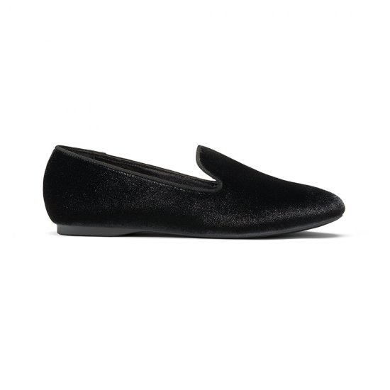 The Starling | Black Velvet Women\'s Flat