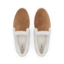 The Swift | Brown Suede Faux Fur Women's Sneaker