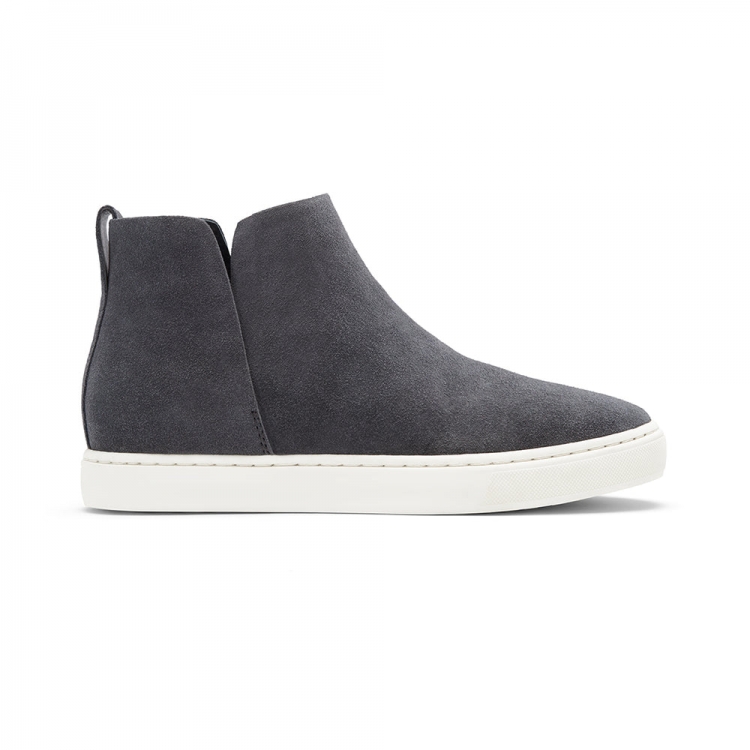 The Falcon | Gray Suede Water Resistant Women's Bootie - Click Image to Close