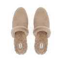 The Songbird | Brown Suede Fur-Lined Women's Slide