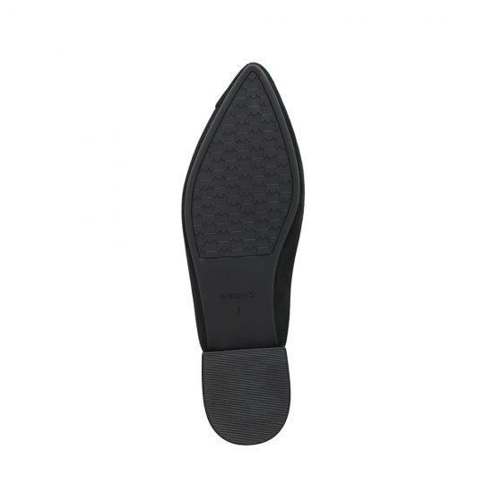 The Swan | Black Suede Women\'s Slide