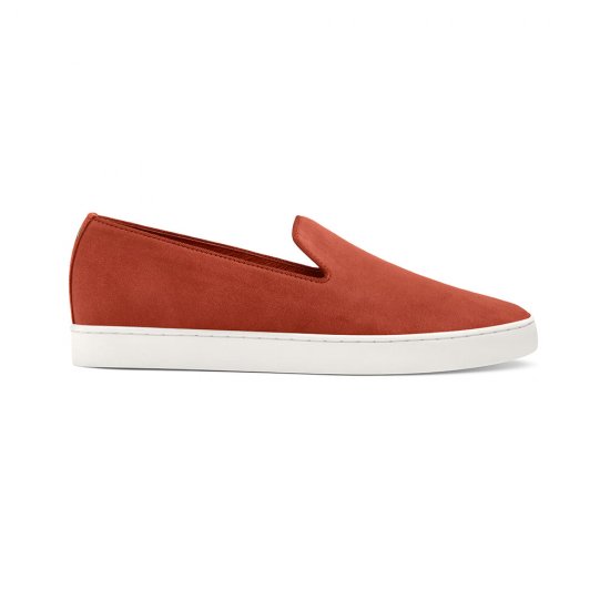 The Swift | Rust Orange Suede Women\'s Sneaker