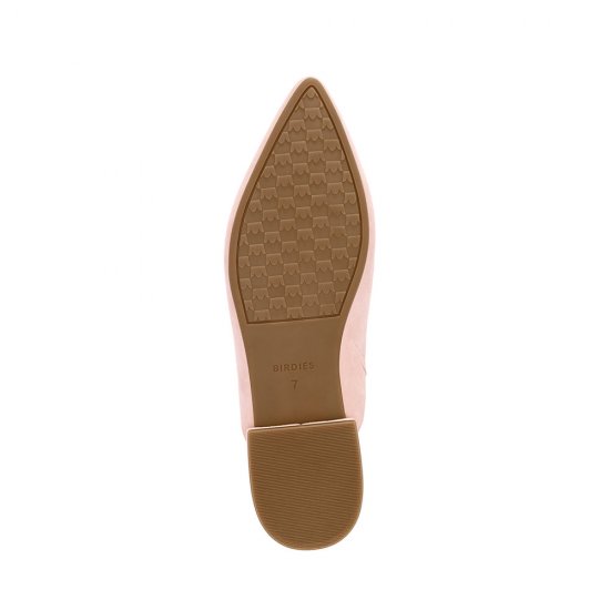 The Lark | Pink Suede Pointed Toe Women\'s Slide