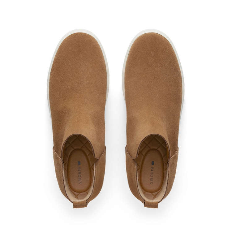 The Falcon | Brown Suede Water Resistant Women's Bootie - Click Image to Close