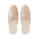 The Phoebe | Ivory/Cream Velvet Fur-Lined Women's Slide