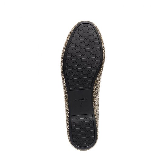 The Starling | Black Glitter Women\'s Flat