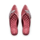 The Swan | Jeweled Pink Velvet Women's Slide