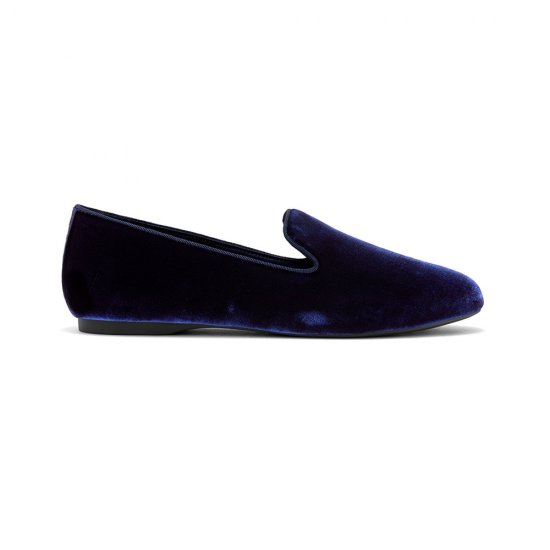 The Starling | Blue Velvet Women\'s Flat