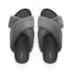 The Robin | Gray Faux Fur Women's Slide The Robin | Gray Faux Fur Women's Slide