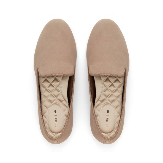 The Starling | Beige Suede Women's Flat