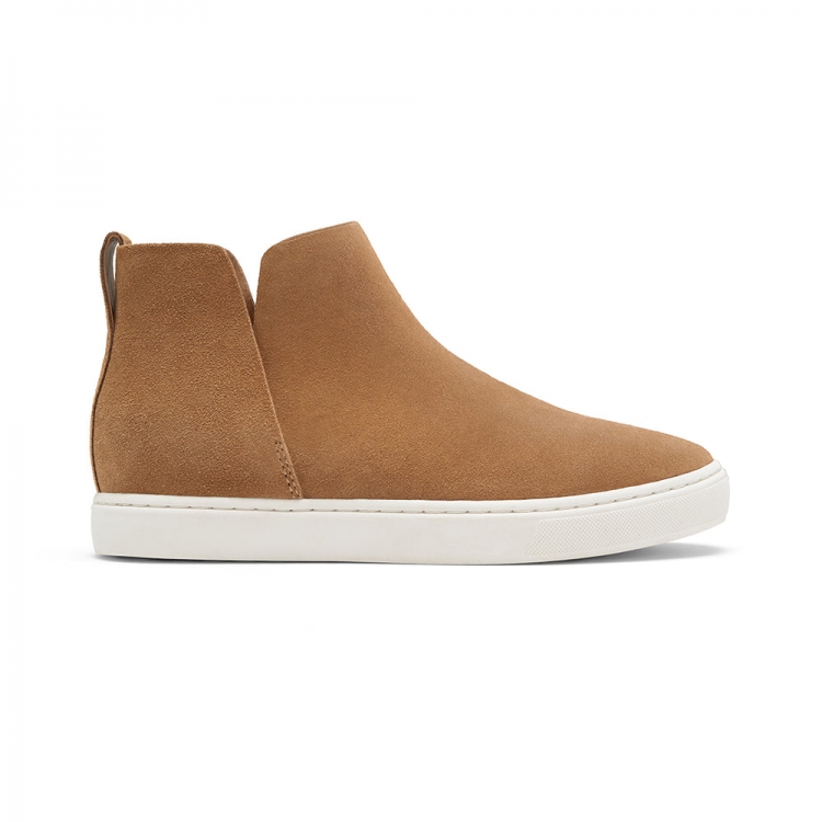 The Falcon | Brown Suede Water Resistant Women's Bootie - Click Image to Close