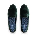 The Starling | Green Velvet Women's Flat