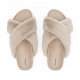 The Robin | Cream Faux Fur Women's Slide