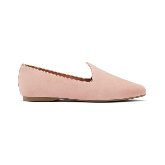 The Heron | Pink Suede Women\'s Flat