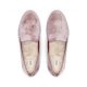 The Starling | Pink Velvet Faux Fur Women's Flat