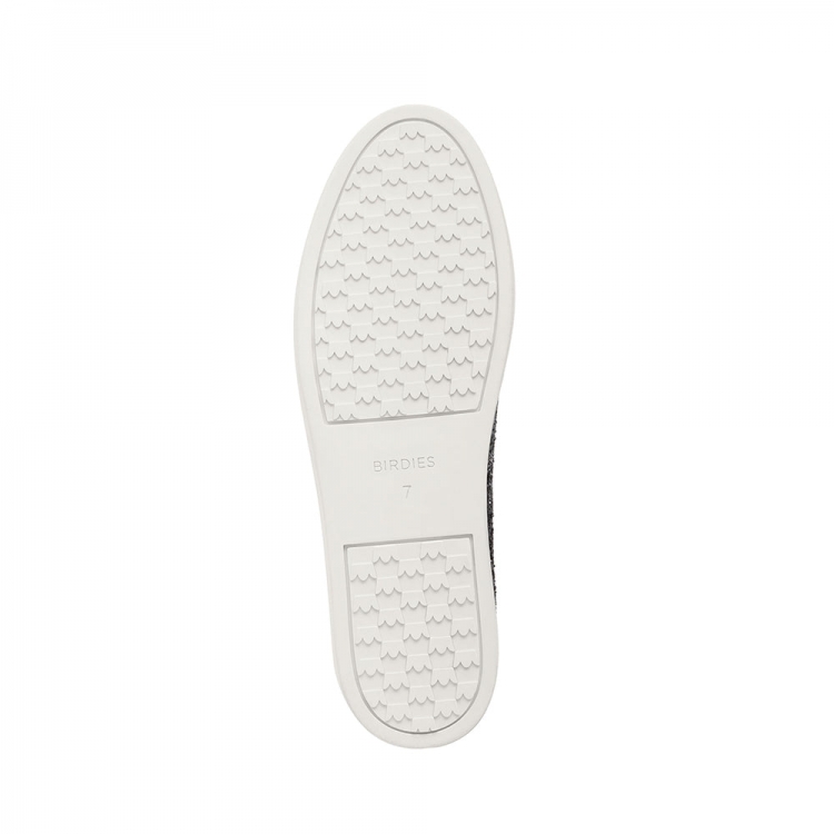 The Swift | Silver Glitter Women's Sneaker - Click Image to Close