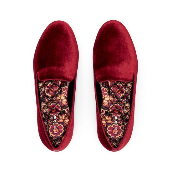 The Starling | Red Velvet Women's Flat