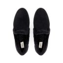 The Swift | Black Suede Faux Fur Women's Sneaker