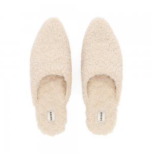 The Lark | Ivory Faux Shearling Women's Slide