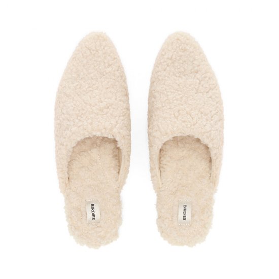 The Lark | Ivory Faux Shearling Women's Slide