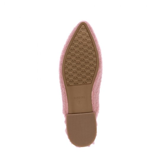 The Lark | Pink Faux Shearling Women\'s Slide