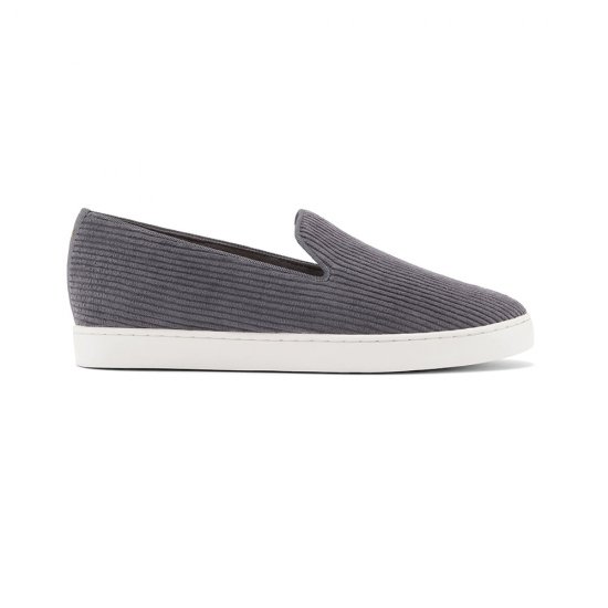 The Swift | Gray Corduroy Women\'s Sneaker