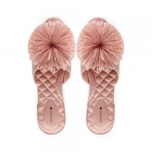 The Songbird | Vegan Pink Velvet Women's Slide