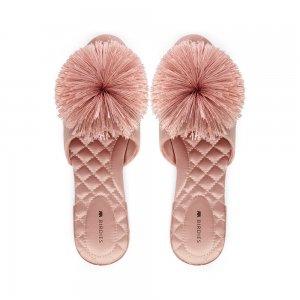 The Songbird | Vegan Pink Velvet Women's Slide