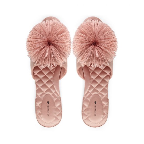 The Songbird | Vegan Pink Velvet Women's Slide