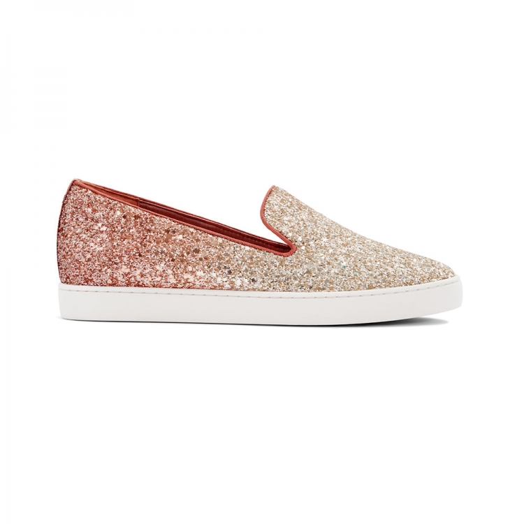 The Swift | Light Pink Glitter Women's Sneaker - Click Image to Close