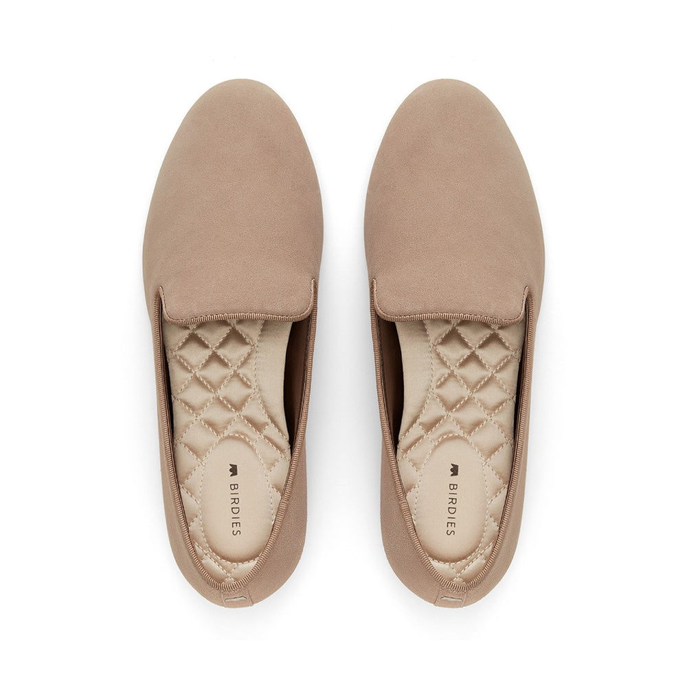 The Starling | Beige Suede Women's Flat