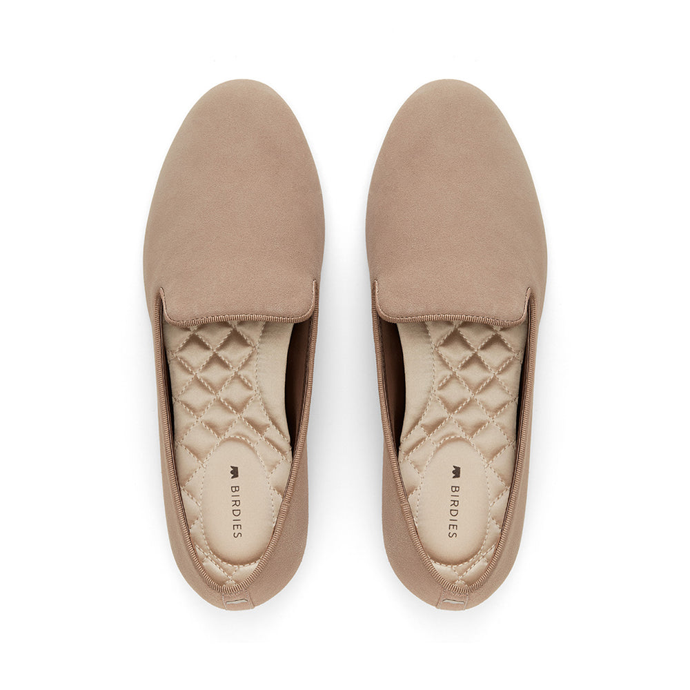 The Starling | Beige Suede Women's Flat